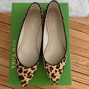 Marc Fisher Pointy Leopard Flats, 7